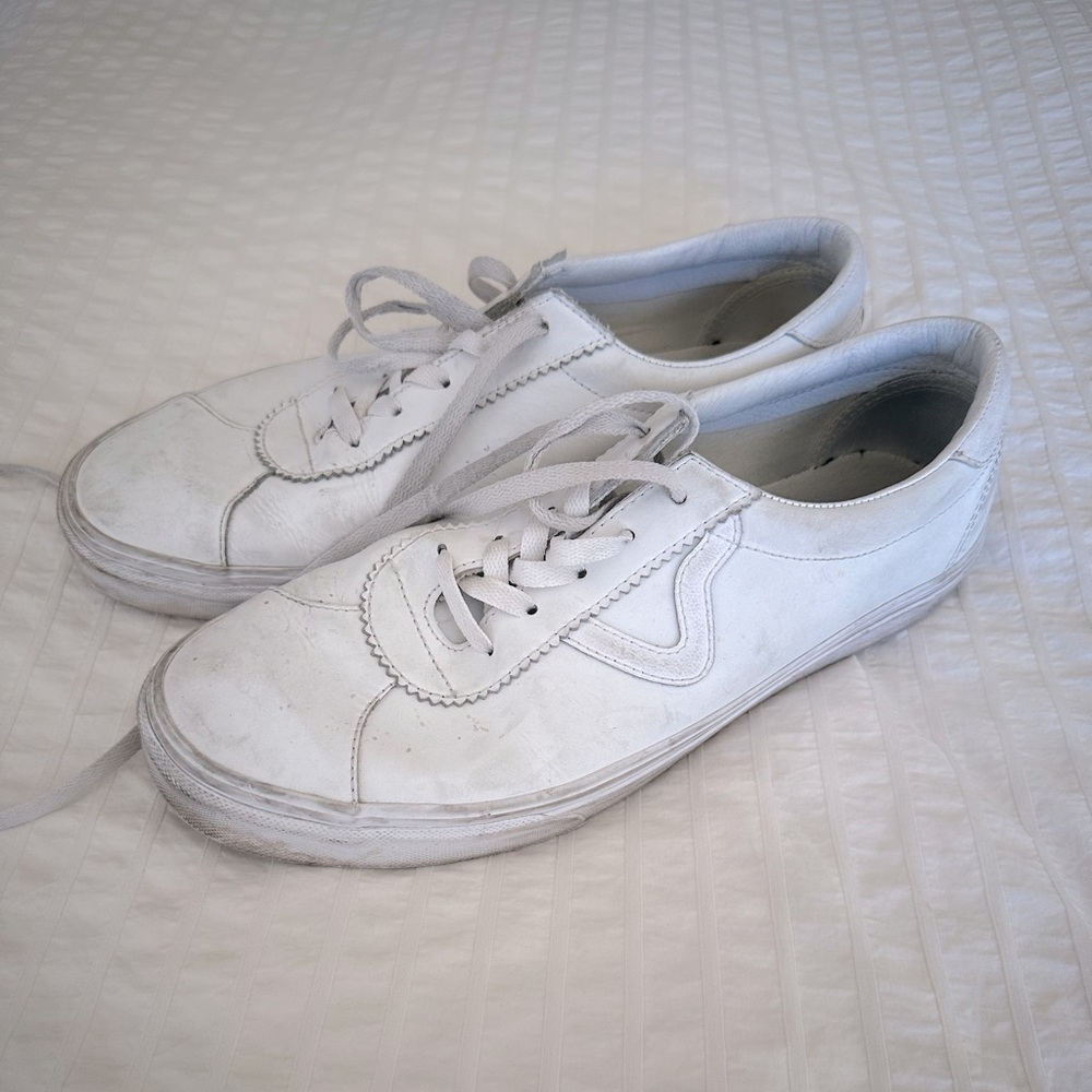 Men’s leather Vans size 12